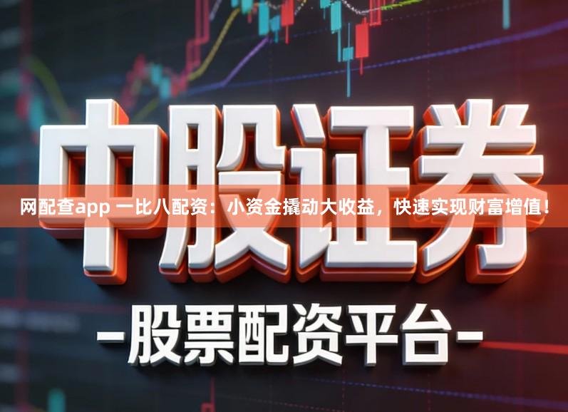 网配查app 一比八配资：小资金撬动大收益，快速实现财富增值！