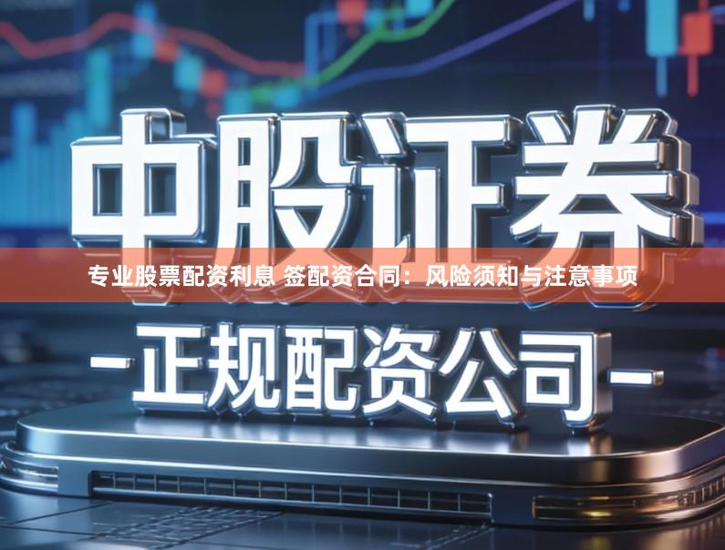 专业股票配资利息 签配资合同：风险须知与注意事项