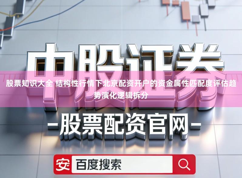 股票知识大全 结构性行情下北京配资开户的资金属性匹配度评估趋势演化逻辑拆分