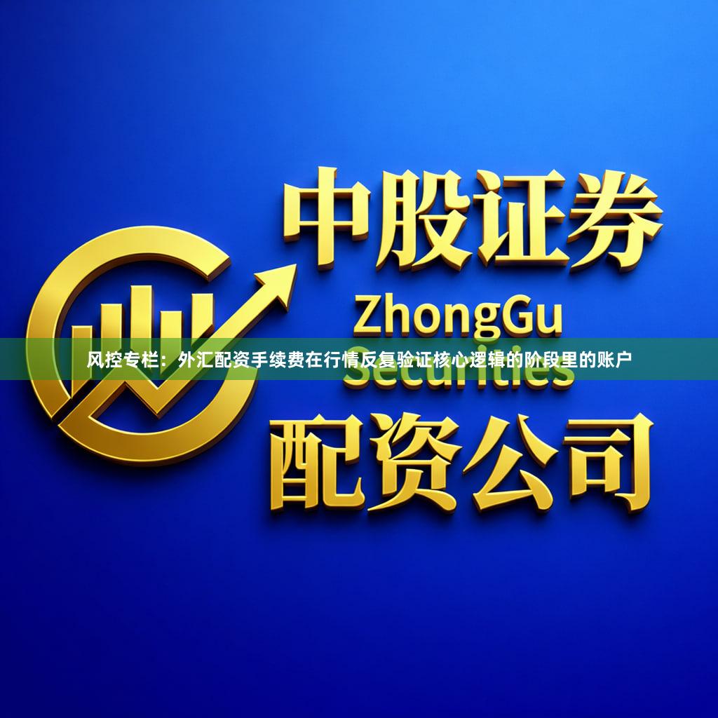 风控专栏：外汇配资手续费在行情反复验证核心逻辑的阶段里的账户